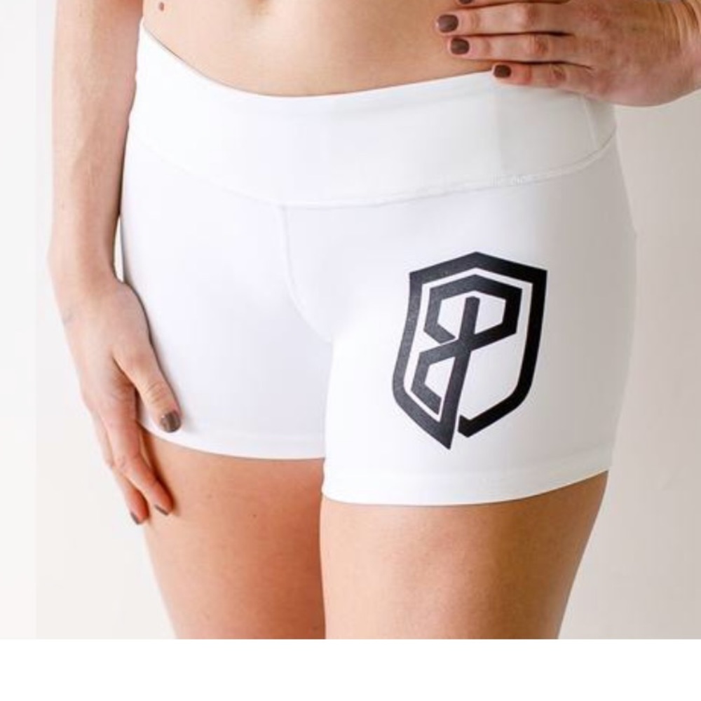 Born Primitive white renewed vigor booty shorts